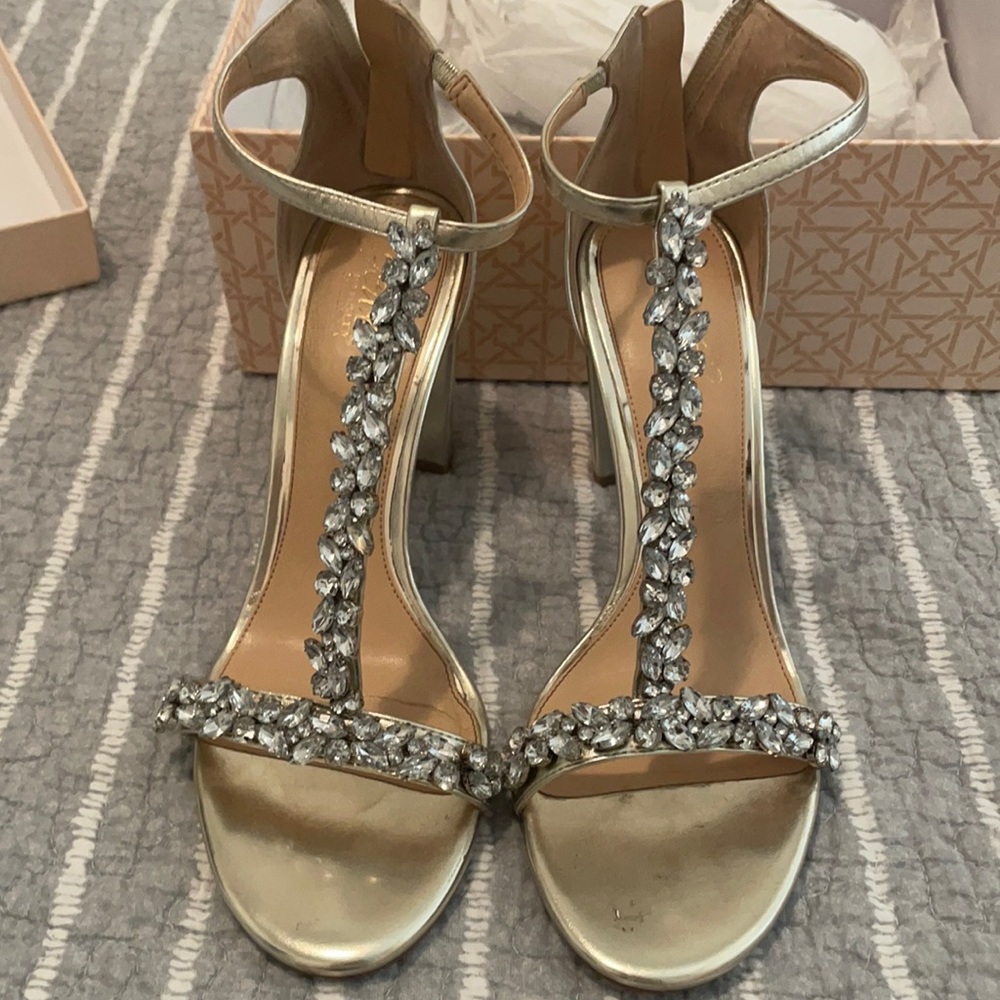 Badgley mischka bridal shoes